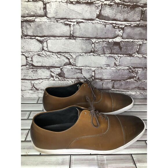 Allen Edmonds Park Avenue Brown leather Oxford Dress Sneakers Men Sz 13D US/46EU main image 7